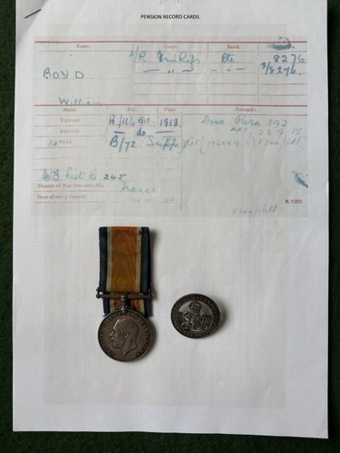 Ww1 war medal wound badge - war,
