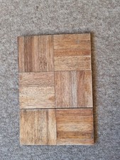 SANDED CLEANED BITUMEN REMOVED  TEAK PARQUET FLOORING PRICE FOR 20 FINGER SETS.