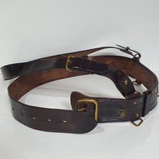 Original WW1 WW2 Leather Brass