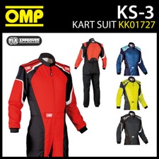 Sale! OMP KS3 KS-3 Karting Suit Overalls Go-Karting CIK-FIA Level 2 Approved