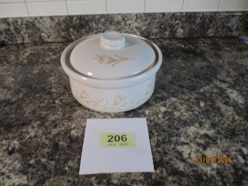 Vintage casserole dish with - casserole,
