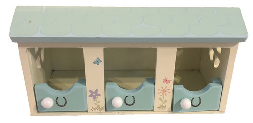 Wooden horse jockey stable - wooden,