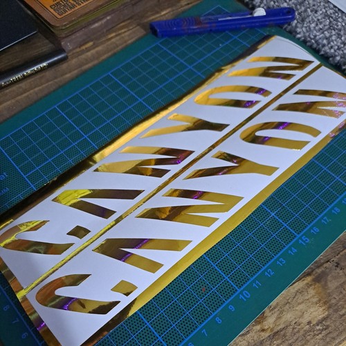 Canyon bike stickers - stickers, vinyl