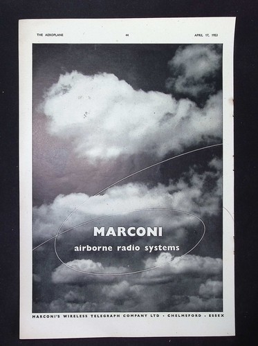 Original 1953 advert marconi - 1953,