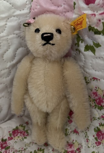 Steiff cream white mohair - cream/white,