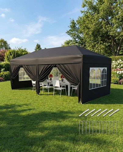 3x6m heavy duty gazebo marquee - duty,