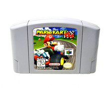 MARIO KART 64 (Nintendo 64, 1997) N64 Authentic Racing Video Game TESTED & WORKS