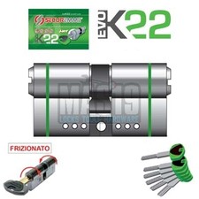 CILINDRO DI SICUREZZA SECUREMME K22 FRIZIONATO  5 CHIAVI