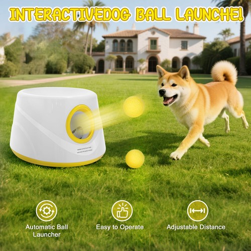 Automatic dog ball launcher - automatic,