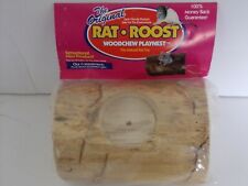LM Wesco Pet Hamster Hut Woodchew Playnest 4.5" Long x 2.75" High