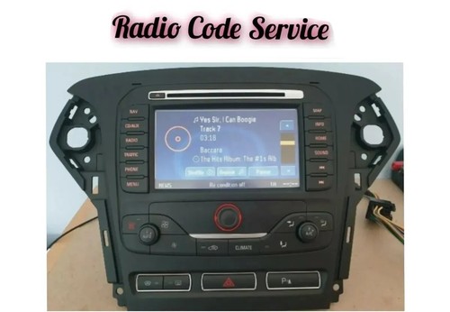 Ford radio code service - radio, travel