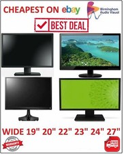 Cheap 19" 20" 22" 23" 24" 27" TFT PC Computer Monitor VGA DVI HDMI Flat Screen