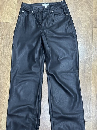 Faux leather trousers size - faux, 8
