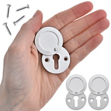 KEY HOLE COVERS x 2 Covered