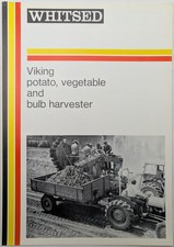 Original RH Whitsed Viking Potato, Vegetable & Bulb Harvester Brochure, c 1970's