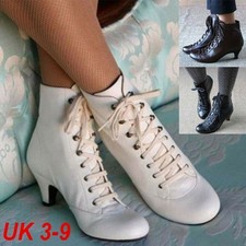 Womens Gothic Kitten Heel