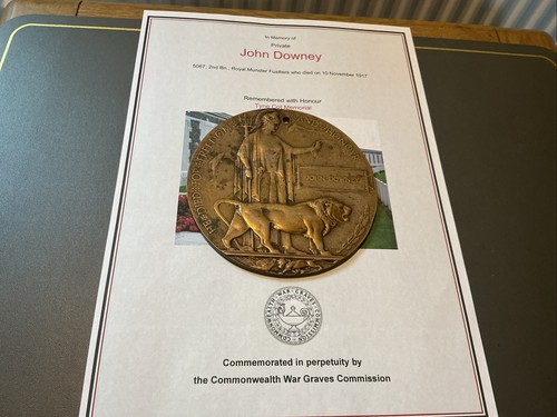 Ww1 memorial plaque - ww1, john