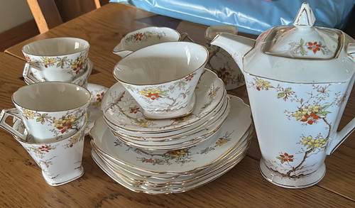 Art deco standard china tea - art,