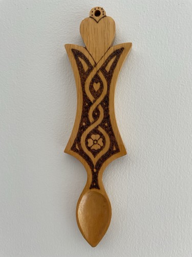 Vintage welsh love spoon - vintage,
