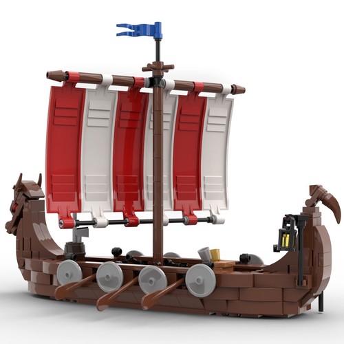 Moc 98225 the viking longship - moc-98225,