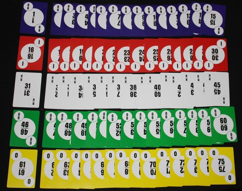 Bingo paper cards - 1, -75
