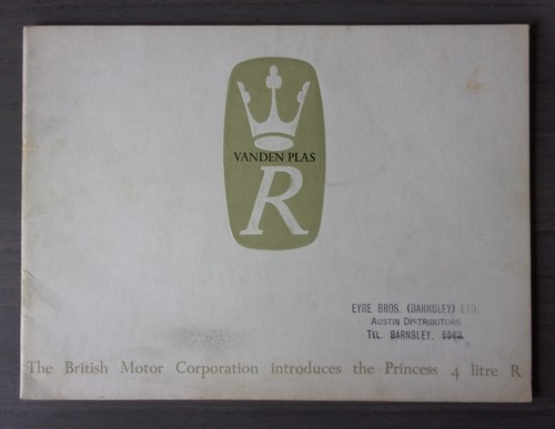 Vanden plas princess - litre, r