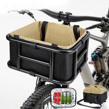 Bike Basket Liner Bag Pet Cat Dog Carrier with Drawstring Waterproof Grocery