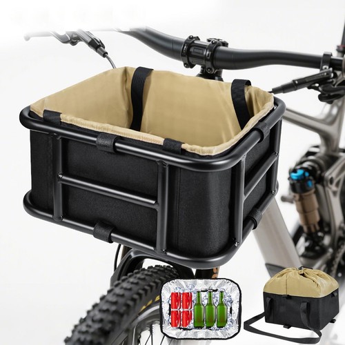 Bike basket liner bag - liner, cat