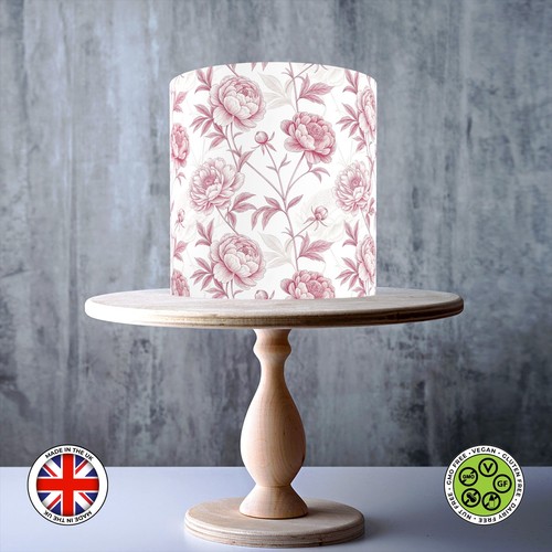 Peony toile jouy seamless - toile,