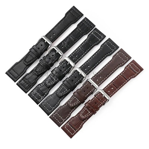 22mm genuine leather watch - leather,