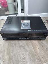 Aiwa AD-WX808 Double Stereo Cassette Deck Black For Spares & Repairs-  New Belts