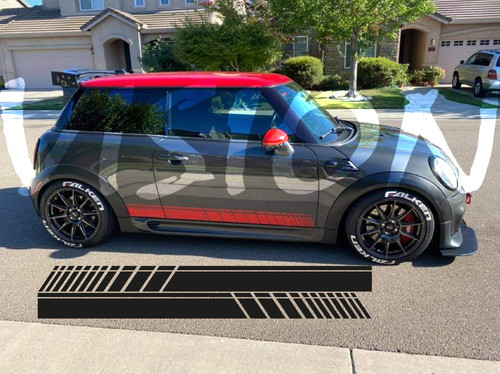 Mini cooper side - side, skirt