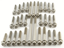 BMW K1200R 05-08 Titanium Race Drilled Hex Engine Bolt Kit