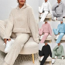 2Pcs Womens Fleece Fluffy