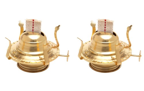 Brass plated oil burner - plated,