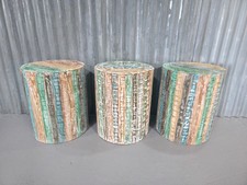 Vintage Reclaimed Round Wooden