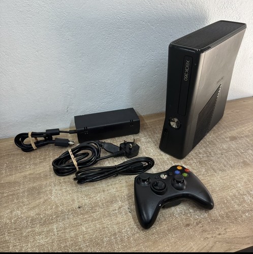 Xbox 360 slim black 250gb - xbox,