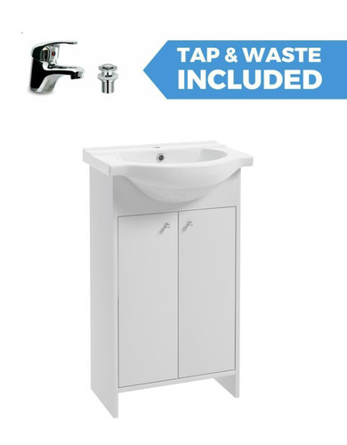 Bathroom white basin - white, vanity