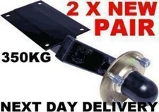 New Pair TWO x Trailer Suspension Units with 350kg 7CWT Indespension with hubs