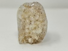 Snowy Citrine Crystal Natural Geode Standing Cluster Abundance Money Manifesting