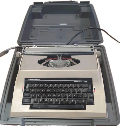 Vintage underwood 555 electric - vintage,