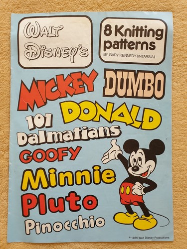 Vintage walt disney knitting - vintage,