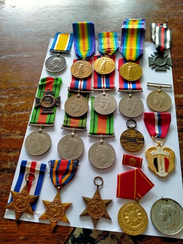Job lot medals ww1 and - job,