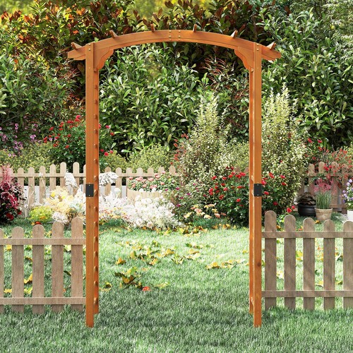 229cm wooden garden arch - 229cm,