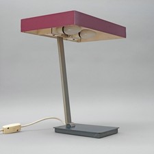 Vintage Kaiser Desk Lamp Red Gray 6874 1.Z