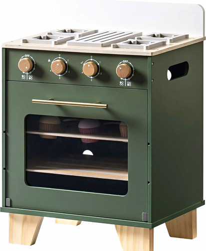 Robud vintage green - green, wooden