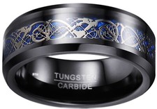 Tungsten Carbide Silver Celtic