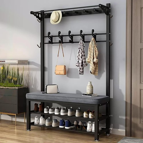 Industrial hall tree coat rack - hall,