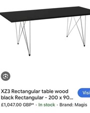 £80 OBO. Dining Table, Black