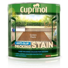 Cuprinol 2.5 Litres anti slip Decking Stain - Golden Maple